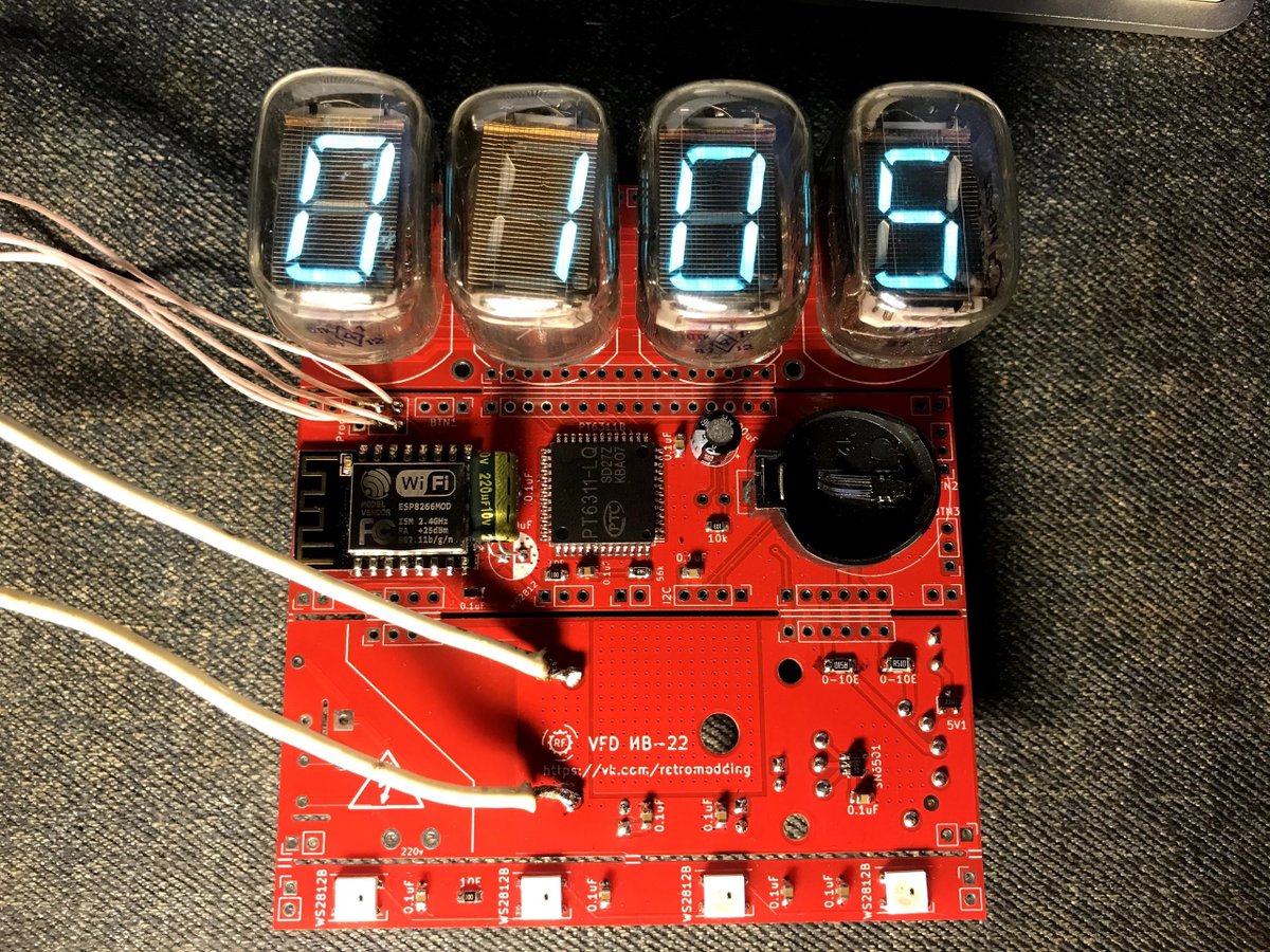 Elecrow1's tweet image. This watch, powered by the #ESP8266, features NTP protocol time synchronization and browser-based clock management. It utilizes a PT6311B driver for dynamic indicator control and brightness adjustment.
-Credits to the #Elecrow Project Community. More info 👇…