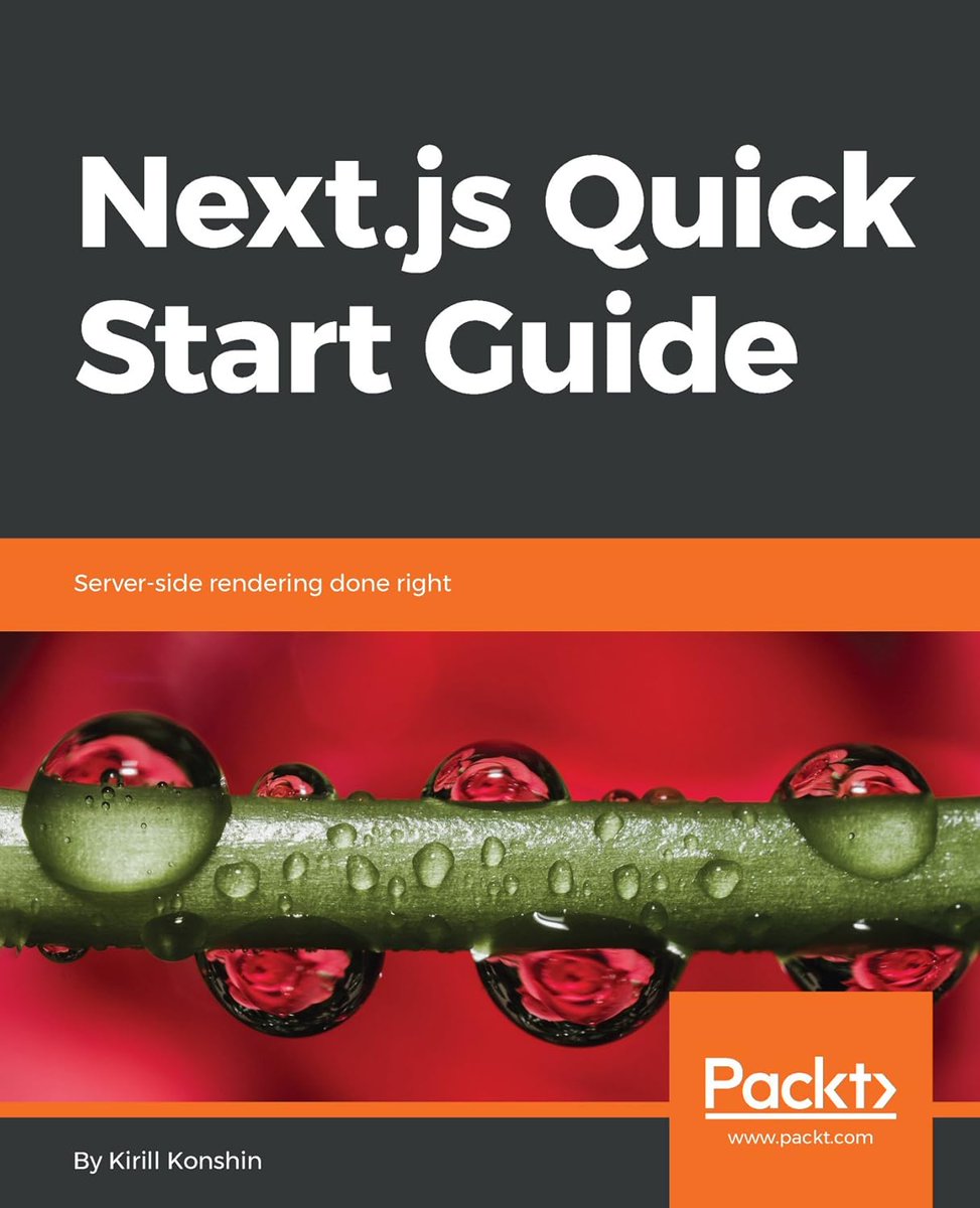 Next.js Quick Start Guide: Server-side rendering done right amzn.to/4cFYkV8

#nextjs #react #reactjs #js