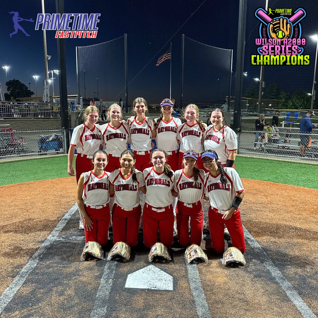 𝐏𝐫𝐢𝐦𝐞𝐭𝐢𝐦𝐞 𝐖𝐢𝐥𝐬𝐨𝐧 𝐀𝟐𝟎𝟎𝟎 𝐒𝐞𝐫𝐢𝐞𝐬
16u Champions - Nationals Premier KB