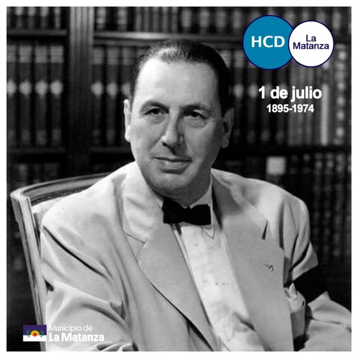 HcdMatanza's tweet photo. JUAN DOMINGO PERÓN
A 50 años de su paso a la inmortalidad, le rendimos homenaje a quien fue tres veces electo Presidente de la República Argentina y fundador del Movimiento Nacional Peronista. 

#Peron
#LaMatanza
#HCDLaMatanza https://t.co/MCBNP3UAqJ