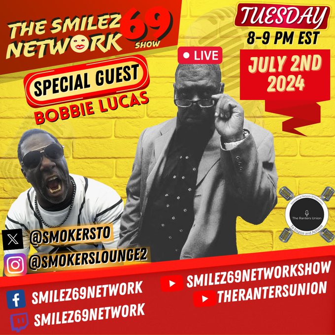Creator of AVN Nominated Podcast &ldquo;The Smokers Lounge&rdquo; @SmokerSto Joins the @Smilez69Network #LiveStream<a href="/tag/love"class="tags"><span>#love</span></a><a href="/tag/relationships"class="tags"><span>#relationships</span></a><a href="/tag/livestream"class="tags"><span>#livestream</span></a><a href="/tag/adult"class="tags"><span>#adult</span></a><a href="/tag/content"class="tags"><span>#content</span></a>