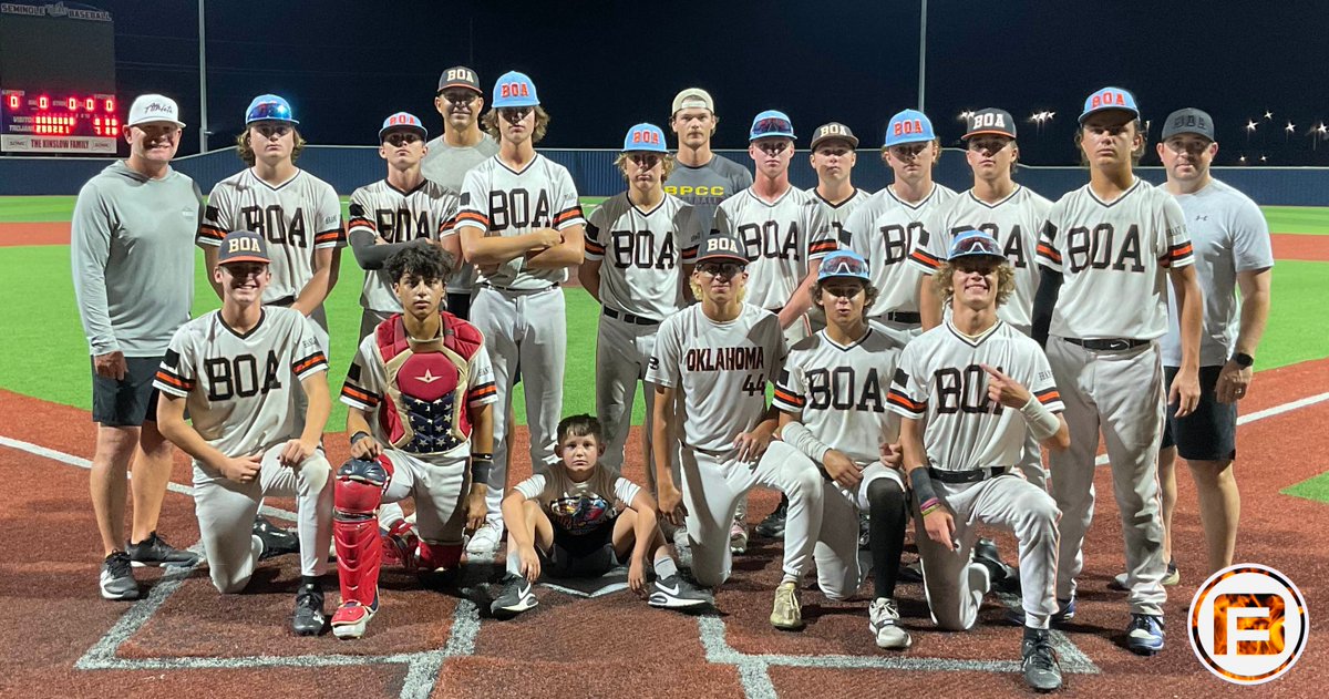 🔥Big Fire OKC Smokeshow 15u Champions🔥

Final:

BOA Oklahoma 2027 Callison - 7
643 KC Black 15u - 0

PoG: Nichols #44 | BOA Oklahoma 2027 Callison
7 IP, 2 H, 0 ER, 1 BB, 11 K

#bigfire #champs