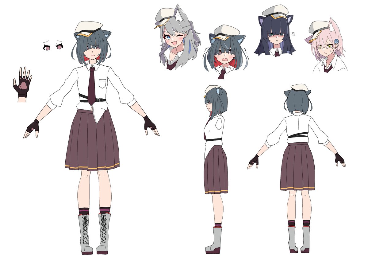 「skebにてレフシート作成させていただきました リクエストありがとうございました」|式白38.のイラスト