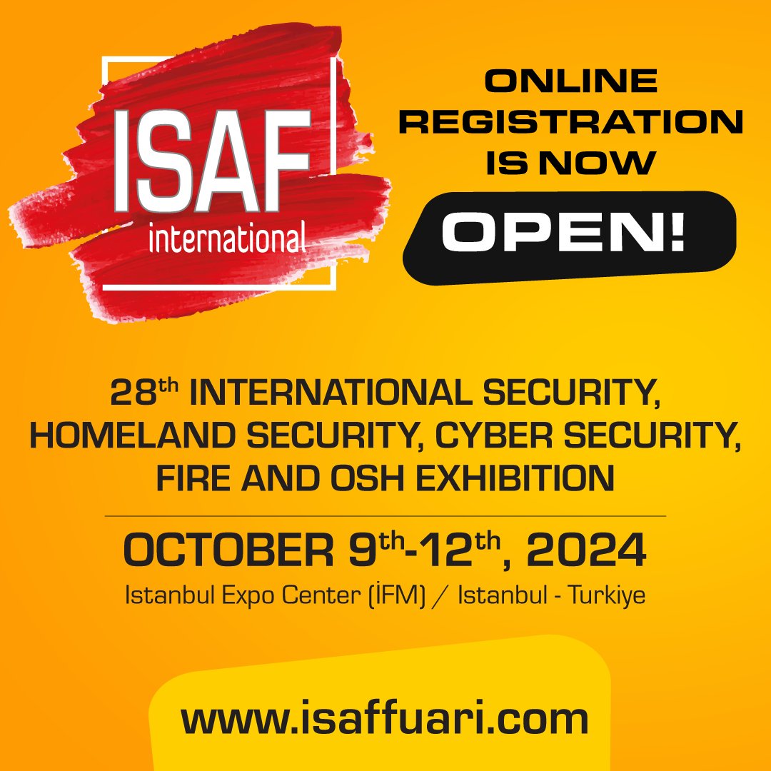ONLİNE KAYIT SİSTEMİ AÇILDI!
.
.
.
#international #security #güvenlik #fuar #exhibition #cybersecurity #sibergüvenlik #safetyhealth #firerescue #yangın #smartlife #akıllıyaşam #marmarafair #marmarafuar