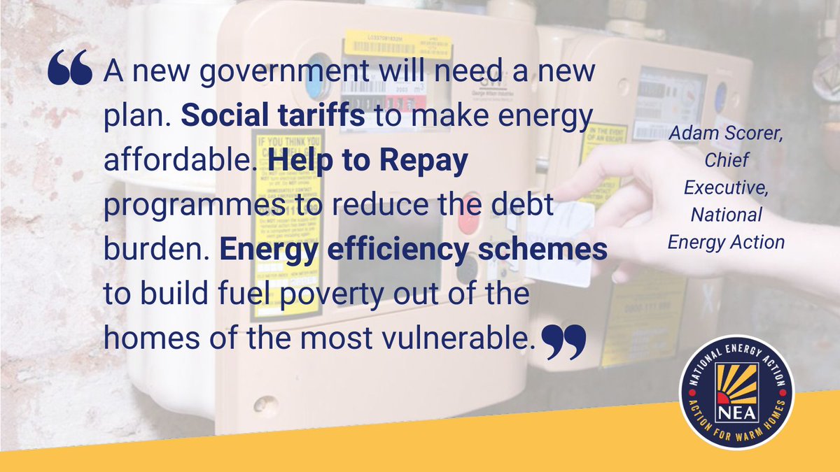 National Energy Action (@nea_ukcharity) on Twitter photo The energy #PriceCap has fallen today. Our Chief Executive <a href="/adam_scorer/">Adam Scorer</a> says, 'Modest falls in summer look set to be wiped out by bigger rises in Autumn when people will need to put the heating back on'. The energy #PriceCap has fallen today. Our Chief Executive <a href="/adam_scorer/">Adam Scorer</a> says, 'Modest falls in summer look set to be wiped out by bigger rises in Autumn when people will need to put the heating back on'.