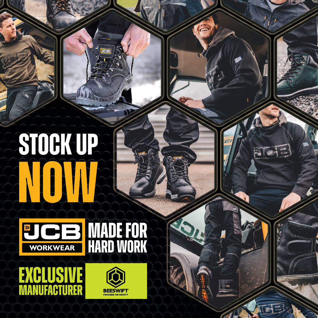BEESWIFT (@beeswiftltd) on Twitter photo Designed to perform, Built to last.
We are now live for your orders! Get ready and stock up with JCB Workwear, for all your Protective Clothing and Safety Footwear needs.
Join Our Distribution Network - Contact Us Now!
📧 jcbworkwear@beeswift.com
📞 0121 524 2313 Designed to perform, Built to last.
We are now live for your orders! Get ready and stock up with JCB Workwear, for all your Protective Clothing and Safety Footwear needs.
Join Our Distribution Network - Contact Us Now!
📧 jcbworkwear@beeswift.com
📞 0121 524 2313