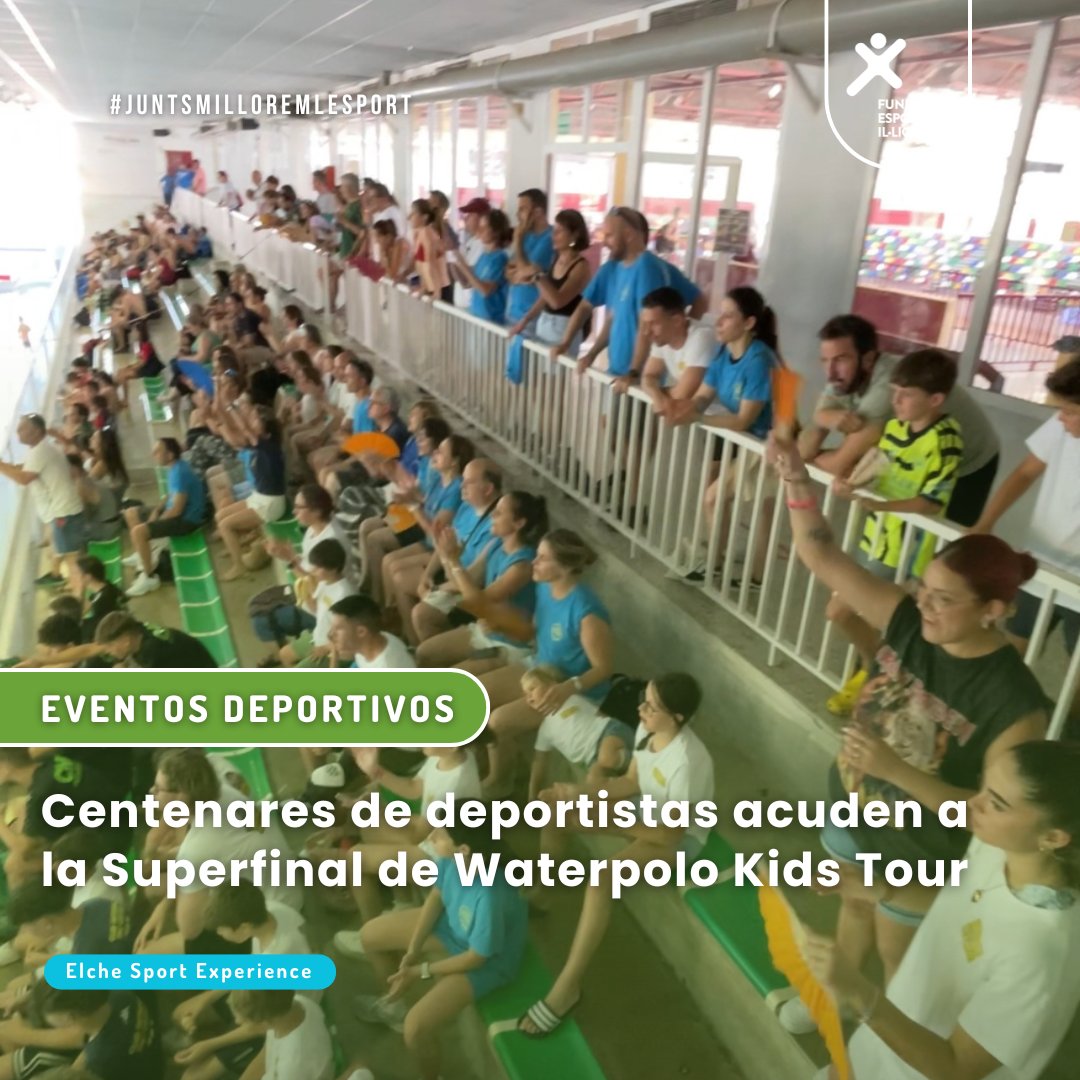 🤽 La pasada semana, se celebró la Superfinal de Waterpolo Kids Tour de <a href="/WPTourESD/">WP Tour Academy & Events</a> , que llegó a reunir a centenares de deportistas desde categorías alevines hasta juveniles y familiares de toda la geografía española en nuestra ciudad.

#elx #elche #fundaciodelesportilicita