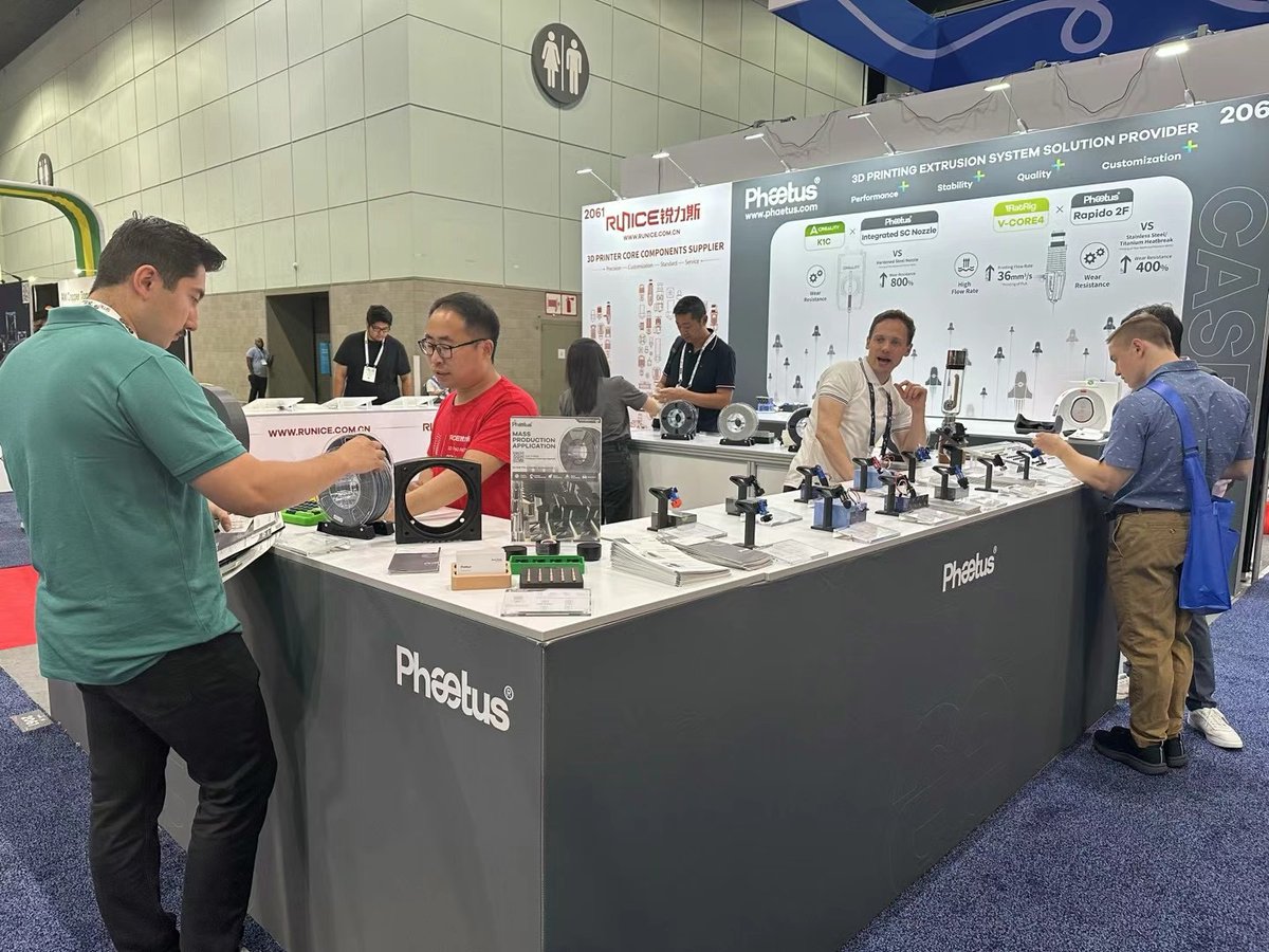 phaetus3D's tweet photo. Looking back on the #TCT shows in Shanghai, Birmingham &amp; LA, #Phaetus created unforgettable moments!💥

Join us at #Formnext Shenzhen end of August!😎

Which next event do you want Phaetus at?🧐

#TechMeetups #3dmakers #AM https://t.co/xZxTAqYPrr