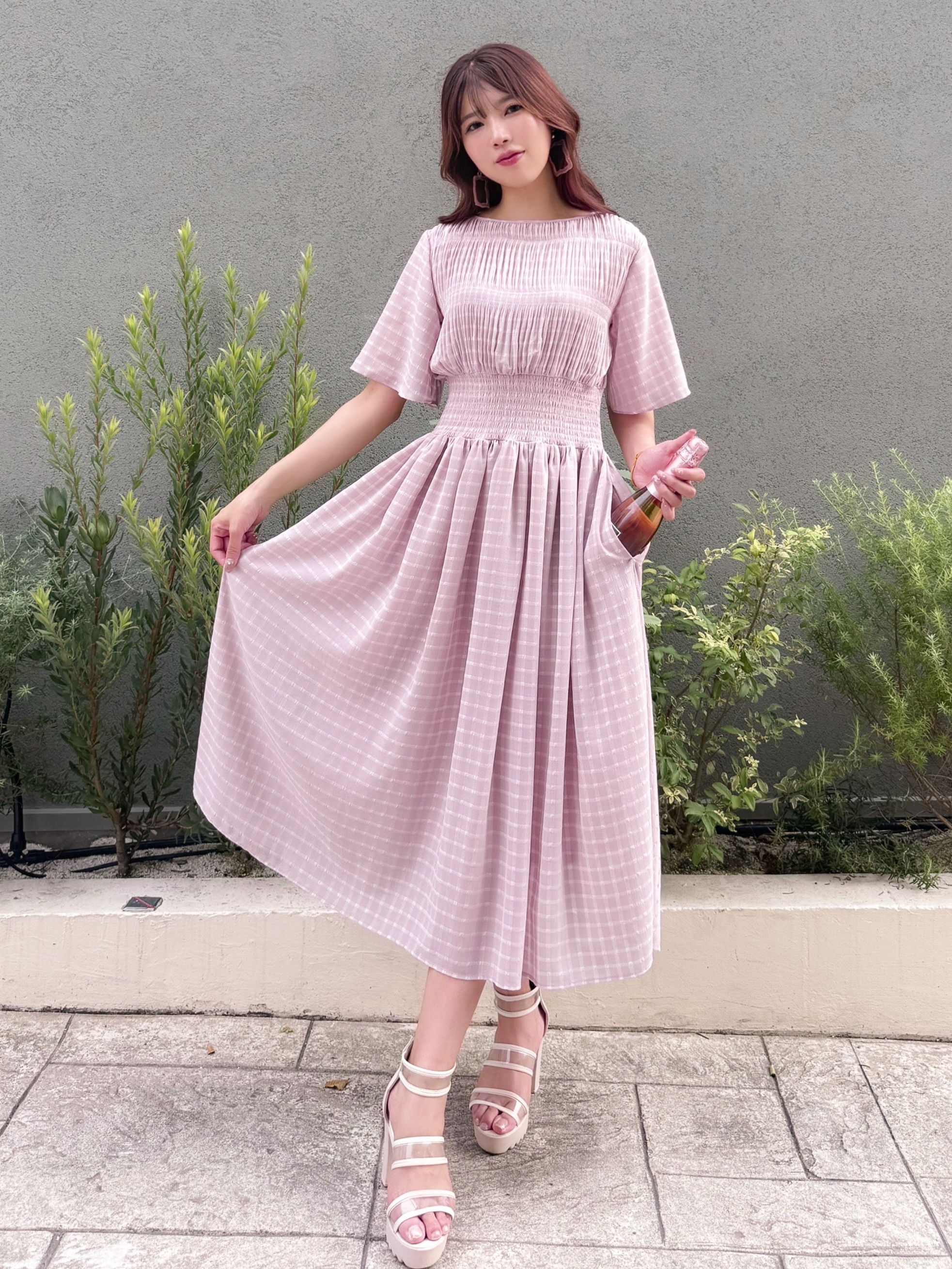 cinematiq マジョリカワンピース 長袖 元鈴木 CINEMATIQ マジョリカワンピース 元鈴木さん Pinup Closet