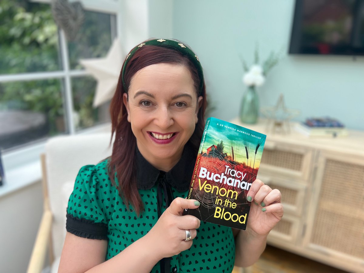 emblabooks's tweet photo. Happy Publication day @TracyBuchanan! 
Venom in the Blood is out today. 
🕸️Twists 
🕸️Secrets
🕸️Creepy crawlies 
🕸️A cool lead
Get your copy at: https://t.co/WRH1xnNG1V https://t.co/L29GfKxQ7f