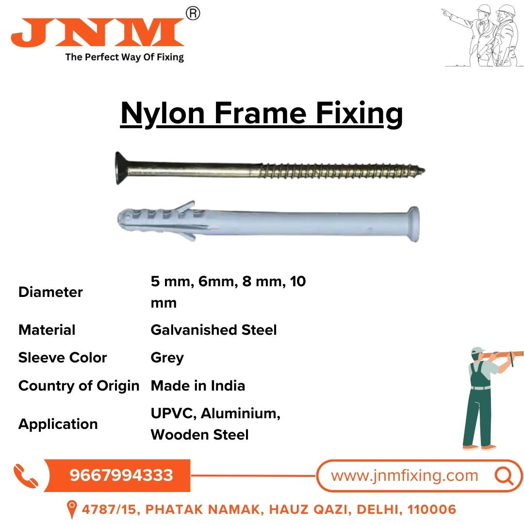 Ramnathsons's tweet image. NYLON FRAME FIXING
Buy Now!!
📞+91- 9810685100 / 9667994333
✉️ rns.marketingdelhi@gmail.com
🌐ramnathsons.com
.
.
#nylonframe #framefixing #anchor #frame #gitti #RNS #JNM #hilti #fischer #business #ShopNow #hardware
