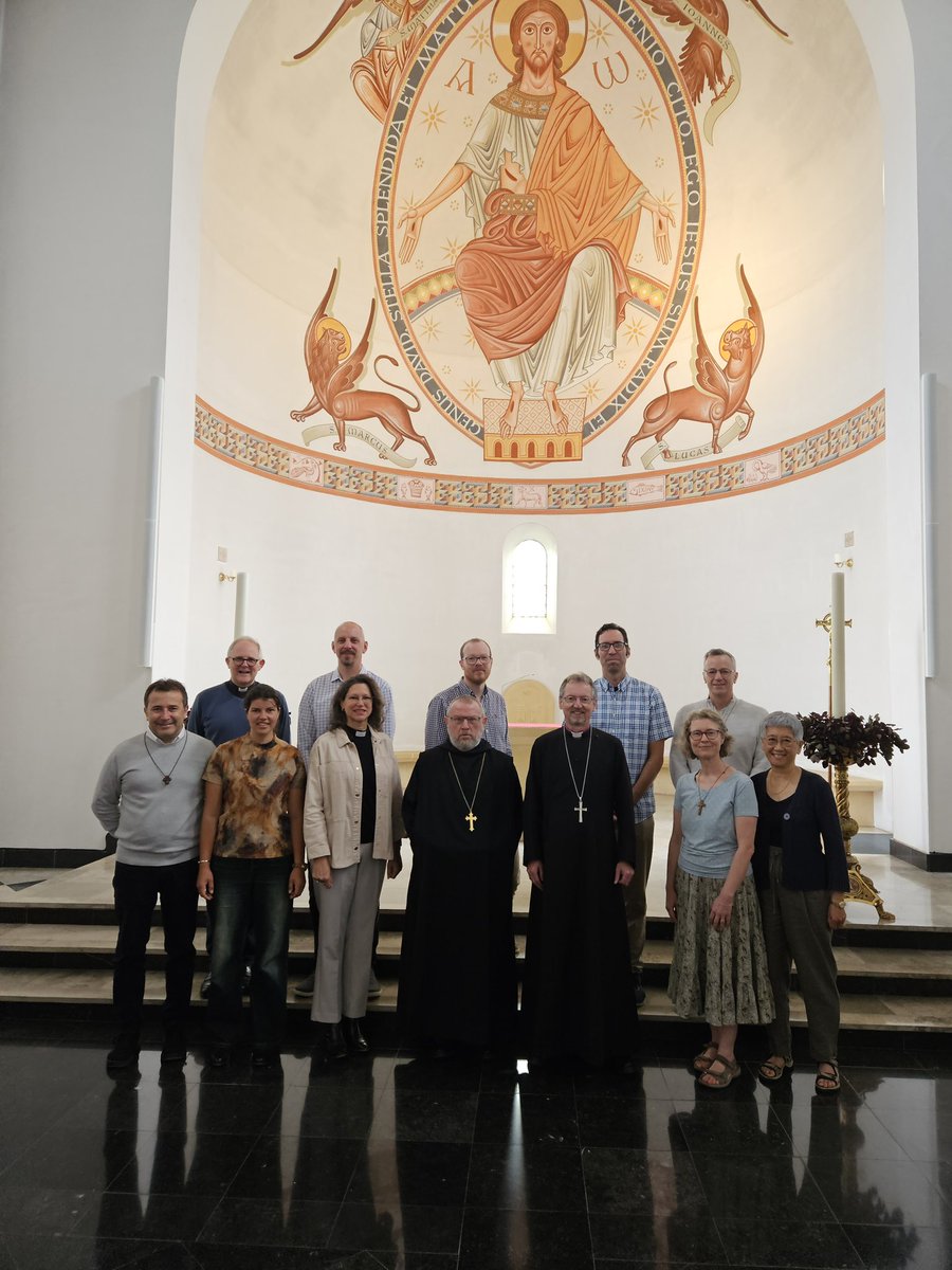 A great joy to share in a pre-ordination retreat at Chevetogne abbey, with our wonderful cohort of new deacons and priests, very kindly hosted by the abbot, Father Lambert (centre).
