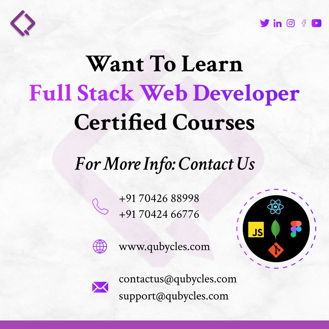 qubycles's tweet image. "Unlock your coding potential! 🚀 Dive into the ultimate Full Stack Web Developer roadmap and turn your tech dreams into reality. #CodingJourney #FullStackDeveloper #WebDevRoadmap"
Follow us 👉 @qubycles
#qubycles #iamindustryready #BeJobReady #fullstack #css #javascript