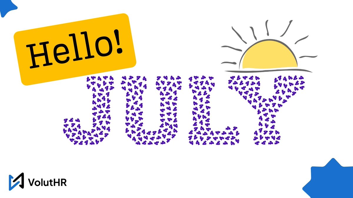 voluthr's tweet photo. 🌞 Hello, July! 🌞

"July is the perfect month to start fresh, embrace change, and take charge of your goals."

Ready to make this month the best yet? Let Volut HR streamline your HR processes. 

DM us to learn more! #HelloJuly #VolutHR #HRExcellence #BusinessGrowth #Nigeria https://t.co/WVufVkispy