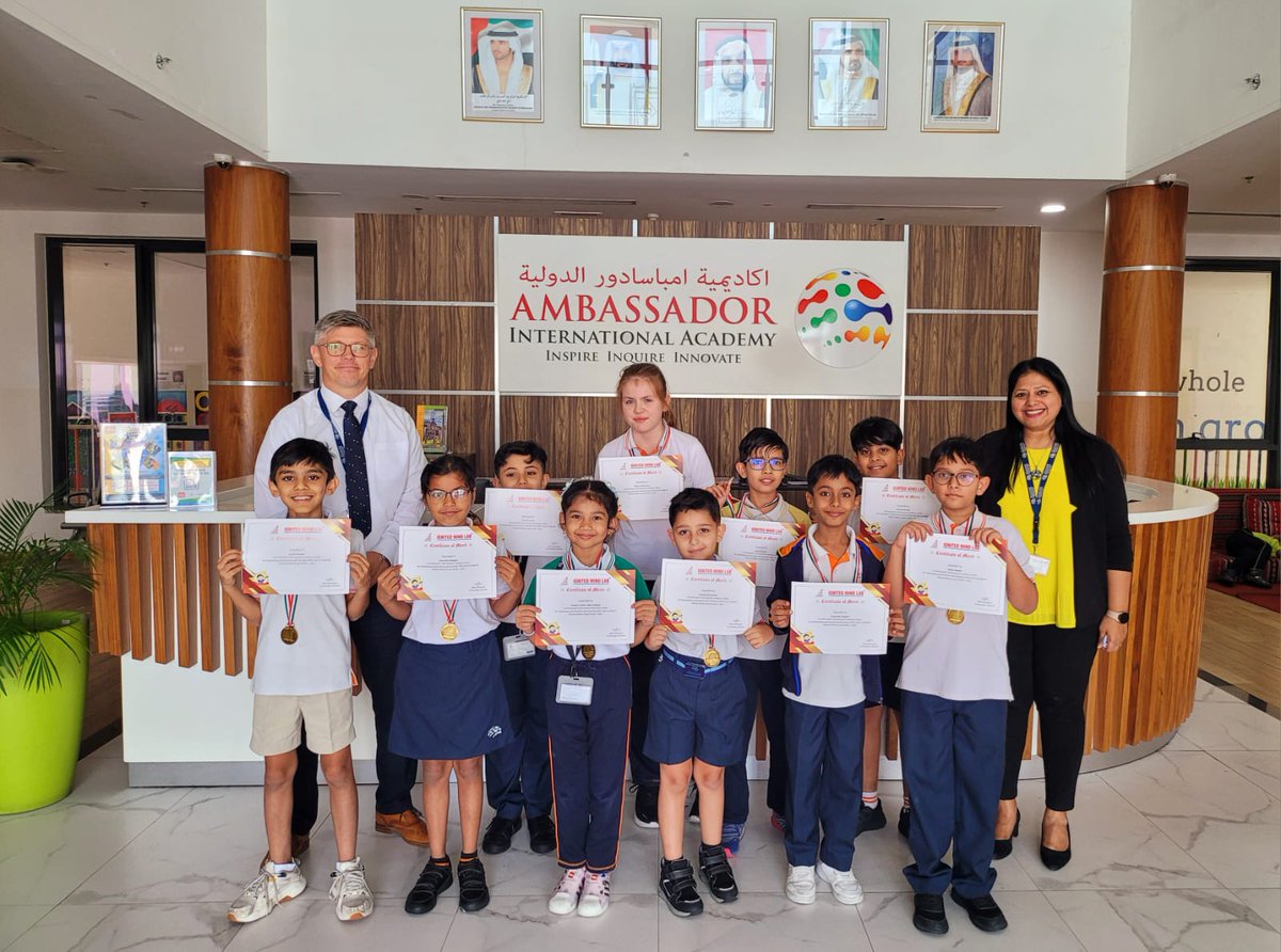 We are super excited to share the results of the Ignited Mental Math Competition 2024!
A special shoutout to our top Math wizards, Atharva Avadhany and Chidambaram Rajapalaniappan of Grade 2, who achieved the 1st rank in the UAE with a perfect score of 100/100!