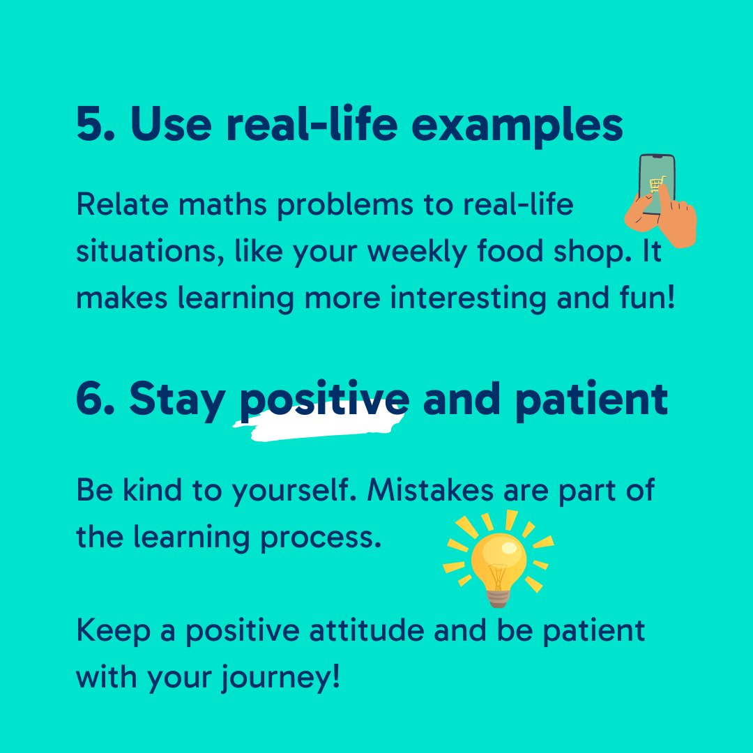 Remember, every small step forward is a step towards reaching your goal in Maths. You've got this! 💪✨

How confident do you feel with numbers?

#MfAWales