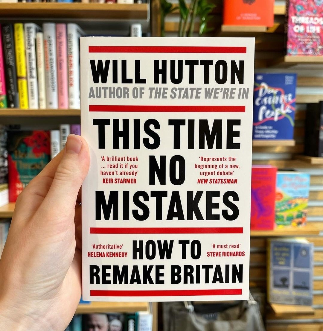 Event announcement! 📣 

Will Hutton will be in conversation with Jessica Elgot, discussing his proposals which are inspiring, rooted in values and above all, achievable. 

🗓️ Join us on Thursday 18th July from 7 - 8pm  

🎟️ Tickets £6, available here ➡️ waterstones.com/events/will-hu…