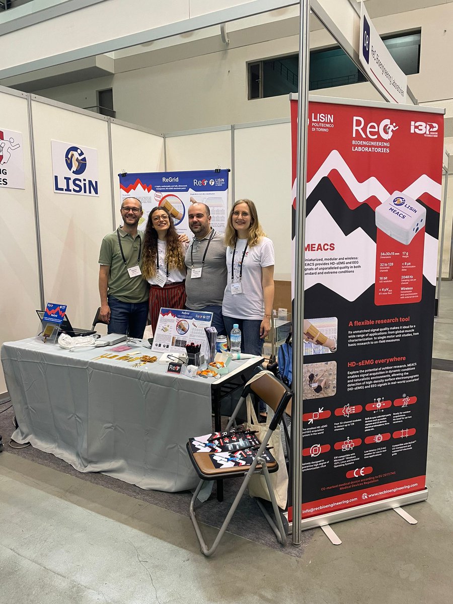 ReCLaboratories's tweet image. Just come back from #ISEK2024!! We showed-up our HD-sEMG/EEG technology! Many thanks to all the colligues for such a big interest, to @ISEKCongress and Japan for having hosted us! #MEACS #ReGrid #HDsEMG 💯✌️