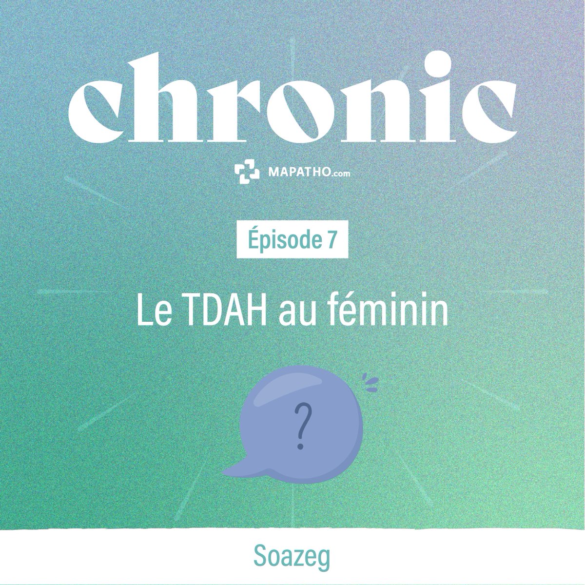 🆕 Dernier épisode de notre saison de #podcast sur le #TDAH avec Soazeg sur le TDAH au féminin ! 

Dans cet épisode, on parle de #TCA, #addiction et #anxiété !

🎧 Écouter l'épisode : podcast.ausha.co/chronic/soazeg…