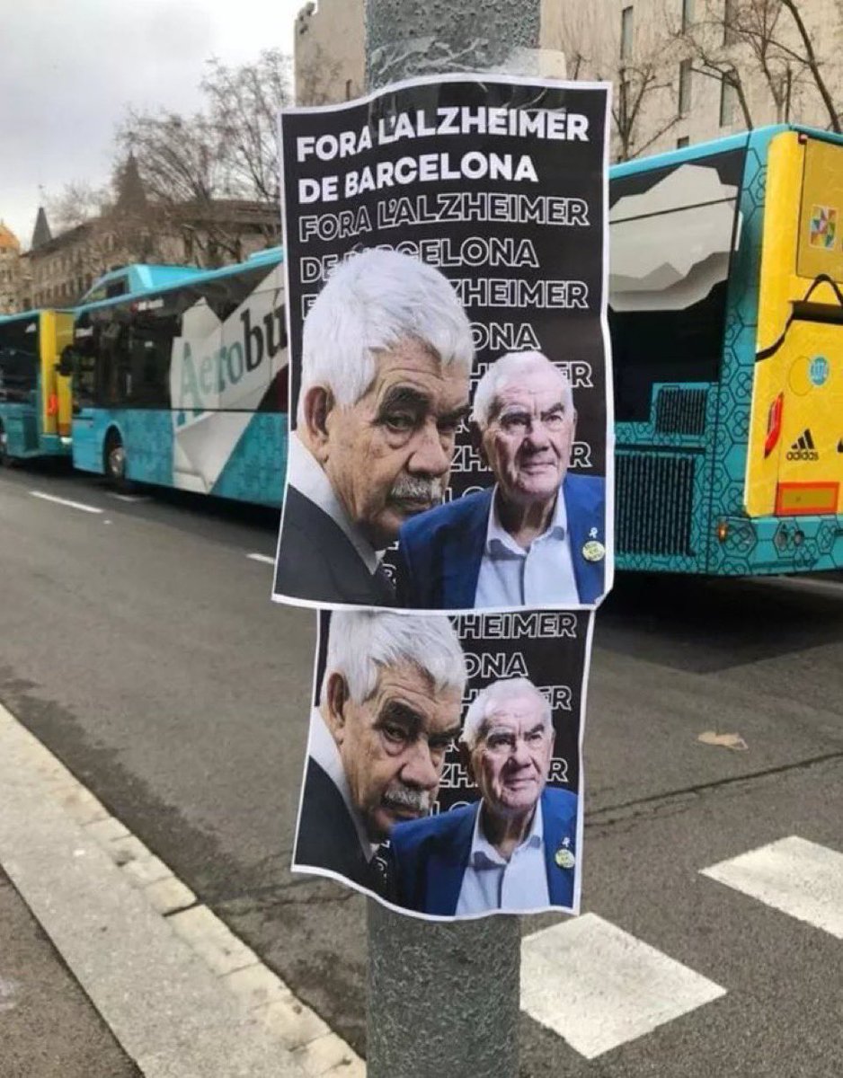 ATENCIÓ 10.49 h: Un militant d'ER va idear els cartells contra els Maragall per l'Alzheimer.
👉🏻 Dirigents del partit com Sergi Sabrià i Marc Colomer van tapar-ho i no van avisar fins deu mesos després Ernest Maragall, segons avança l’Ara.
👉🏻 Ernest Maragall es va mostrar molt