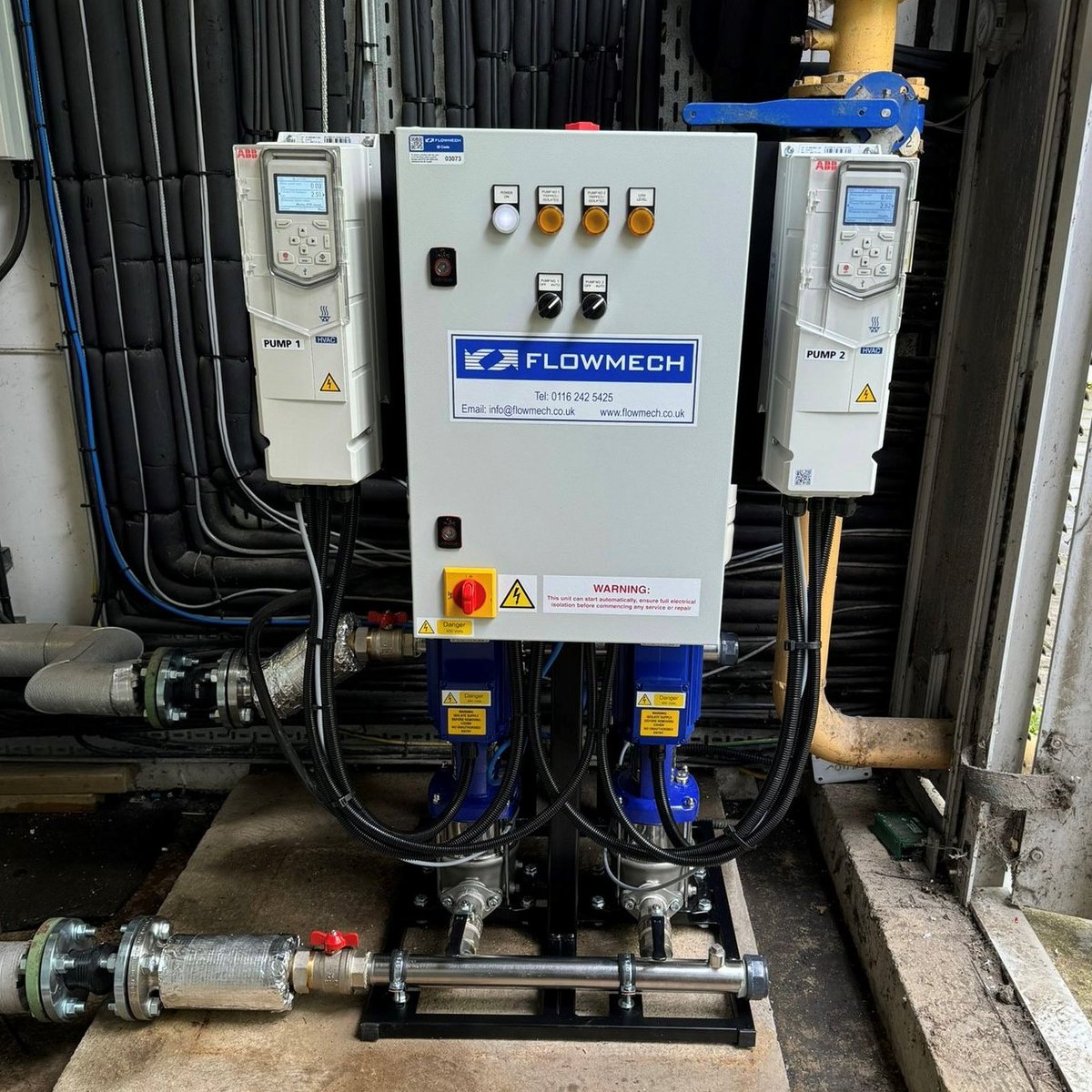 Flowmechltd's tweet image. Another happy customer! 
Before and after pictures of a new install. All works were carried out on the same day with minimal downtime #MondayMotivation #CustomerSatisfaction