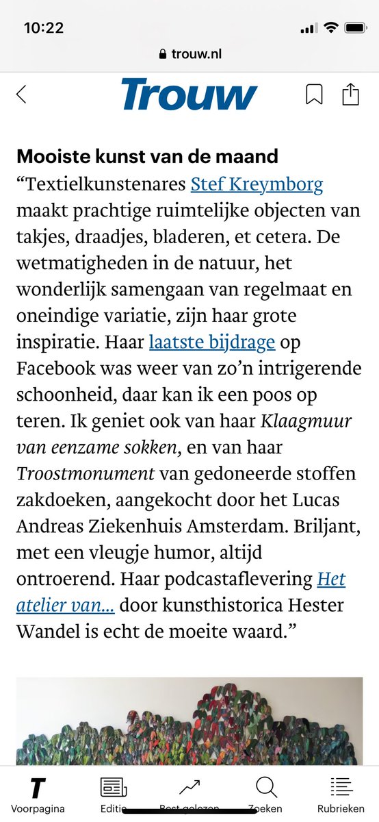 “Ik ben genoemd” (vrij naar prof. dr. ing. P. Akkermans) trouw.nl/tijdgeest/sopr… #podcast #hetateliervan