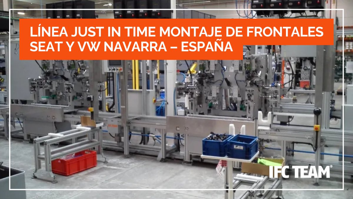ifc_team's tweet photo. Las líneas JIT para SEAT y VW Navarra representaron un importante desafío técnico. Nuestro equipo logró superarlo con éxito. 🚀

Nuestro cliente también fue reconocido por la excelente ejecución del proyecto, lo cual nos llena de satisfacción. 🌟 https://t.co/U5X2FzjtT0