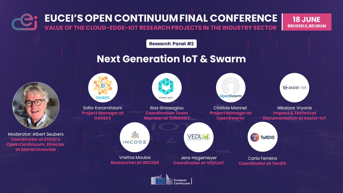TERMINET (@terminet_h2020) on Twitter photo TERMINET participated in the <a href="/EU_CloudEdgeIoT/">EUCloudEdgeIoT</a> Open Continuum Conference held on 18 June 2024 in Brussels!
This event marked the culmination of our collaborative efforts in the #EUCloudEdgeIoTcloud domain, bringing together industry leaders, innovators, & researchers! TERMINET participated in the <a href="/EU_CloudEdgeIoT/">EUCloudEdgeIoT</a> Open Continuum Conference held on 18 June 2024 in Brussels!
This event marked the culmination of our collaborative efforts in the #EUCloudEdgeIoTcloud domain, bringing together industry leaders, innovators, & researchers!