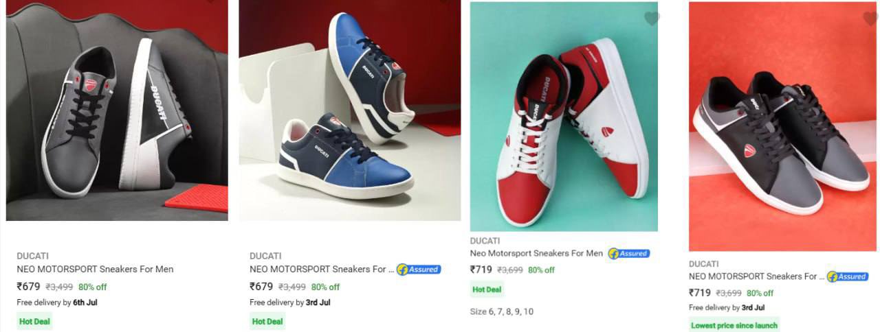 Ducati sneakers for men sale