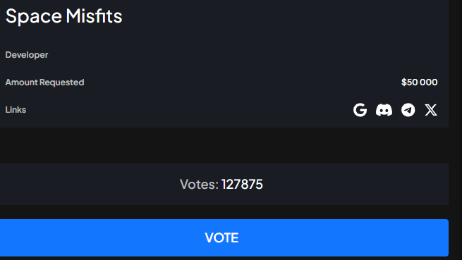 I just cast my votes for @SpaceMisfits for the @AlturaNFT grant! 

Join me in supporting one of the longest-running #web3game projects out there. They truly deserve it!

If you have some $ALU, you can participate in the voting too!

$smcw #gamefi #web3 

grant.alturanft.com