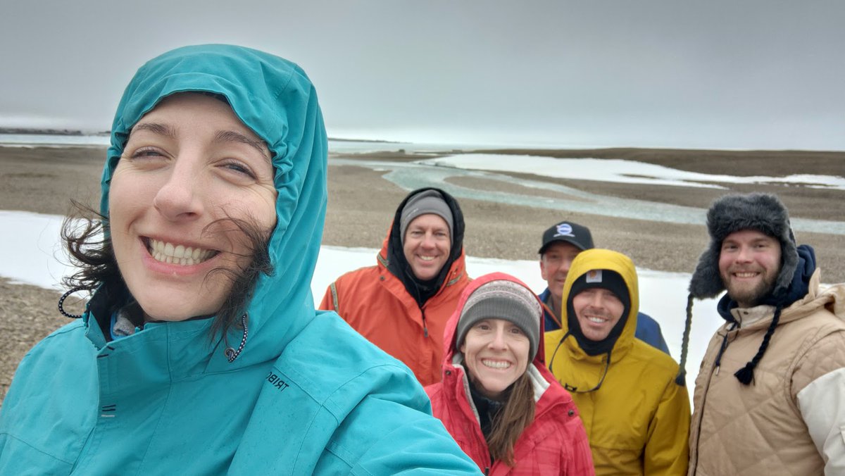 TheMarsSociety's tweet photo. In Resolute Bay π¨π¦, Crew 16 hoping for better weather conditions to allow departure for Devon Island. Patience is a virtue, right? In the meantime, keeping busy exploring area & carrying out tests. #OnToMars #science #marsanalog #analogastronauts #fmars #stem #canada https://t.co/UQ4Fbrpdru