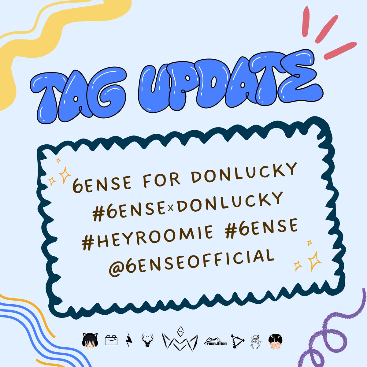 Get Lucky with 6ENSE! 🍀
Be ready for an epic Hashtag Party to celebrate Don Lucky PH endorsement and the launch of Hey Roomie

Let's unite and show our love for 6ENSE. Use the tags below and make some noise!

6ENSE for DonLucky
#6ENSExDONLUCKY #HEYROOMIE
#6ENSE <a href="/6ENSEofficial/">6ENSE</a>