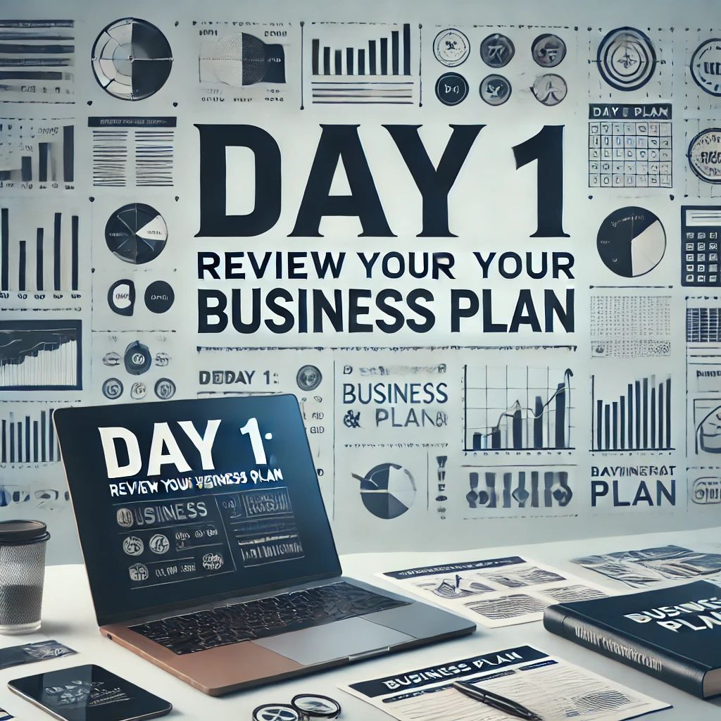 🚀 Day 1: Review Your Business Plan 🚀

As we kick off the new financial year, it's crucial to review and update your business plan. This foundational step will ensure your goals and strategies align with the current market conditions and your business objectives.