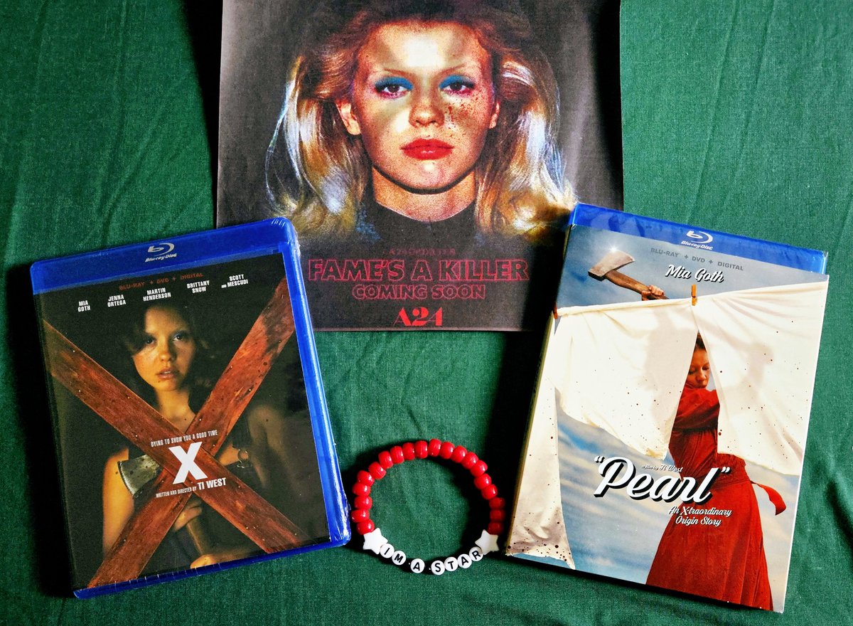 TheGhostHost's tweet image. ❌️ GIVEAWAY ❌️

MaXXXine is coming so I'm giving away an x-traordinary A24 Ti West Mia Goth bundle! A brand new X and Pearl (2022) blu-ray, and an I'm A Star bead bracelet! 🎞

How to enter: Follow me, Like, Repost! 🩸

Ends: July 16th, 11:59pm EST 🕛

⬇️ Important Details ⬇️…