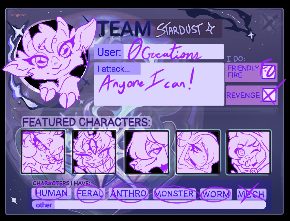 0Creations's tweet photo. Getting myself back into the art game with Artfight! 

https://t.co/ycANpmVAIH https://t.co/6hHiaYmwsB
