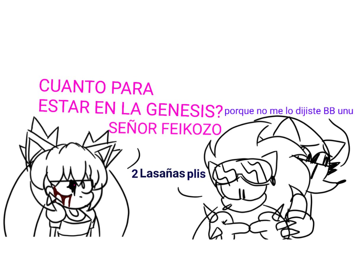 I-rule y fakeout dibujo pal fakersin XD