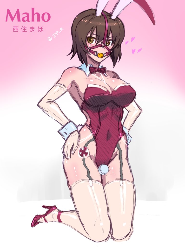 お姉ちゃん生誕日ということで過去絵バニーまほさん 