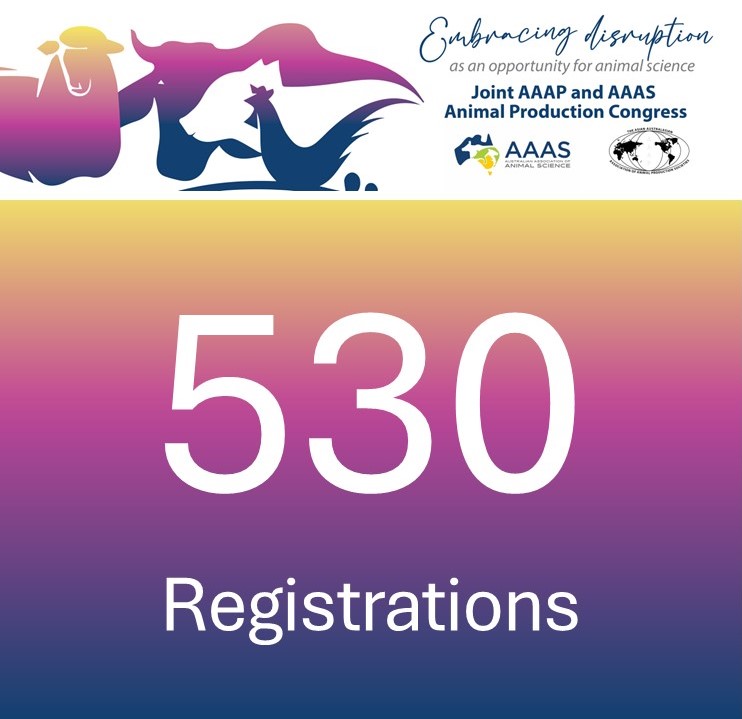 Can't wait to meet all 530 of you who've registered to attend the Joint AAAS-AAAP Animal Science Congress in Melbourne next week!
Are you joining us? Let us know in the comments what  you are most looking forward to?
PS. last chance to register &amp; join us aaap2024.com/registration