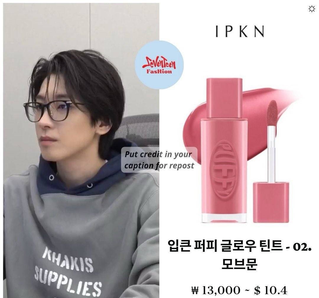 mangooberrys's tweet photo. Yang mau samaan liptint kayak wonu svt aku ada ready nih IPKN yg shade 02 :D

Cr svt fashion https://t.co/AhRuUD00AC