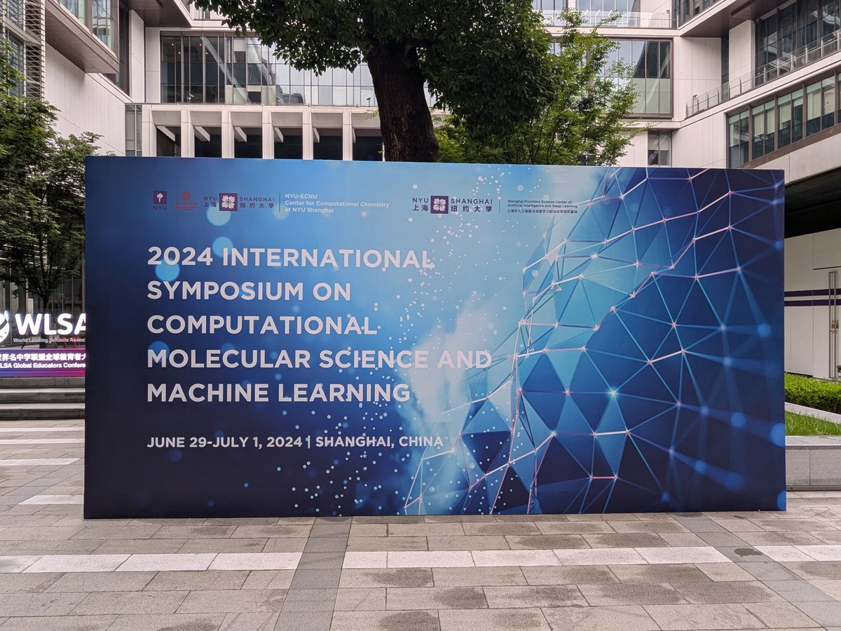 PaesaniLab's tweet photo. 🚨 Update on our Summer 2024 #DataDriven #ManyBody Tour 🚨

Francesco presented our research on #datadriven #manybody potentials 🖥️ at the 2024 International Symposium on Computational Molecular Science and Machine Learning in @nyushanghai.

Interested in learning more about our realistic #compchem simulations of aqueous systems? 🏄‍♀️
👉 https://t.co/ITPTtx4ZID
👉 https://t.co/BOgLGxNDs0
👉 https://t.co/VWiElLZ2w8
👉 https://t.co/4Swrrz6oxM
👉 https://t.co/8XWDtcNSp0
👉 https://t.co/5K2pkQYooi
👉 https://t.co/BUwTlY8i6B
👉 https://t.co/jMx8Fbkzwg
👉 https://t.co/JbaxZM1gRH

@UCSanDiego @UCSDPhySci @UCSDChemBiochem @HDSIUCSD @SDSC_UCSD
