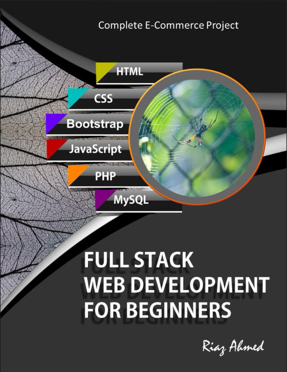 webdevzforyou's tweet image. Full Stack Web Development For Beginners: Learn Ecommerce Web Development Using HTML5, CSS3, Bootstrap, JavaScript, MySQL, and PHP amzn.to/4bpEFI3

#html #css #javascript #mysql #php
