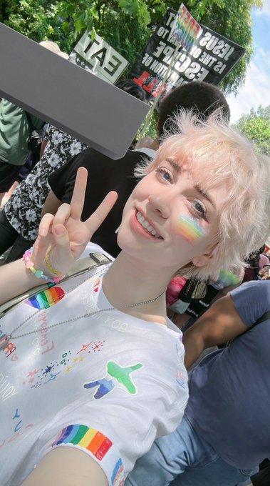 I got to see the protesters get chased by the cops, it was funny 🙂&zwj;↕️ also there was only two and everyone