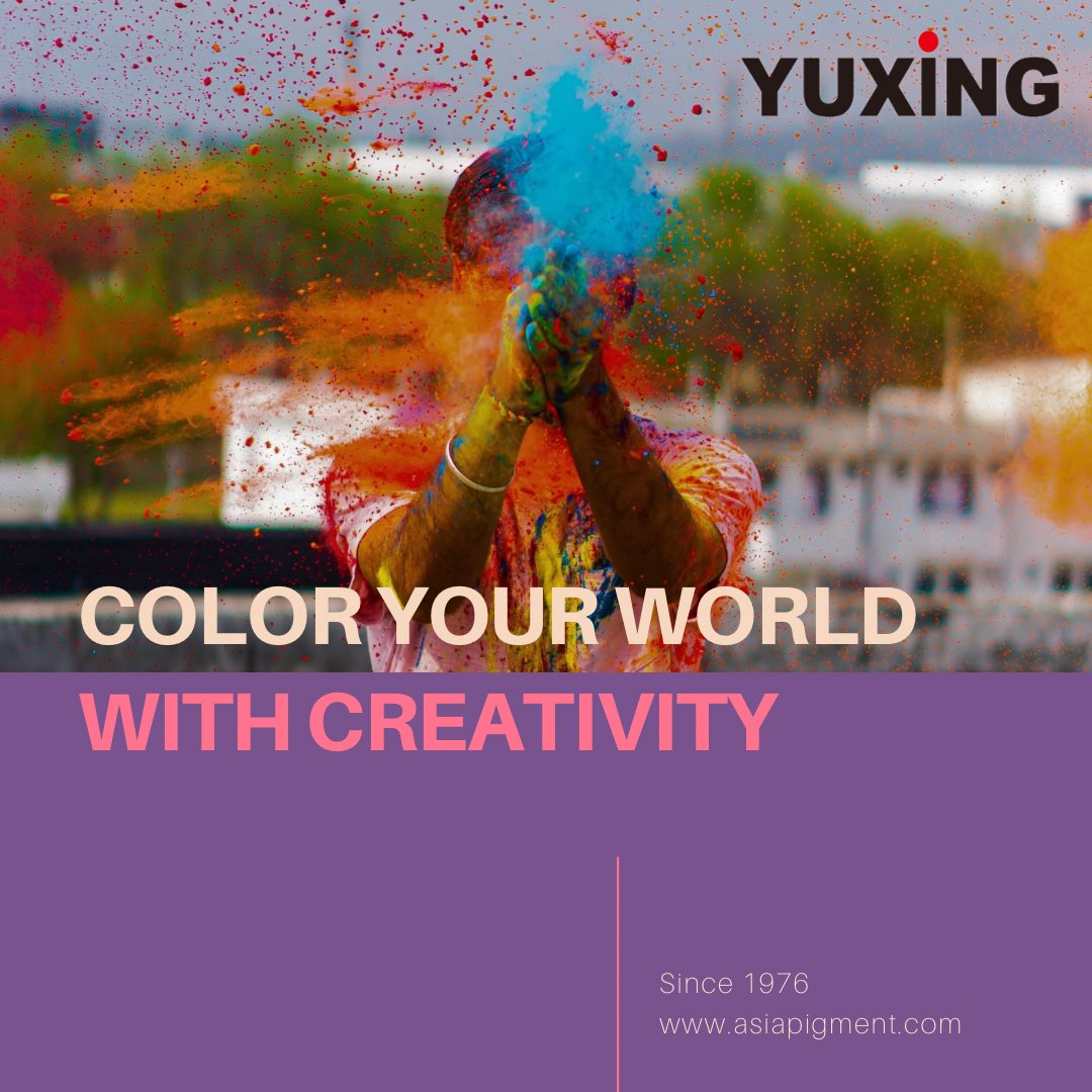 YuxingYixing's tweet photo. Color your world with your creativity!#yuxingpigment #pigment #yuxing https://t.co/B6WxmhoqDN
