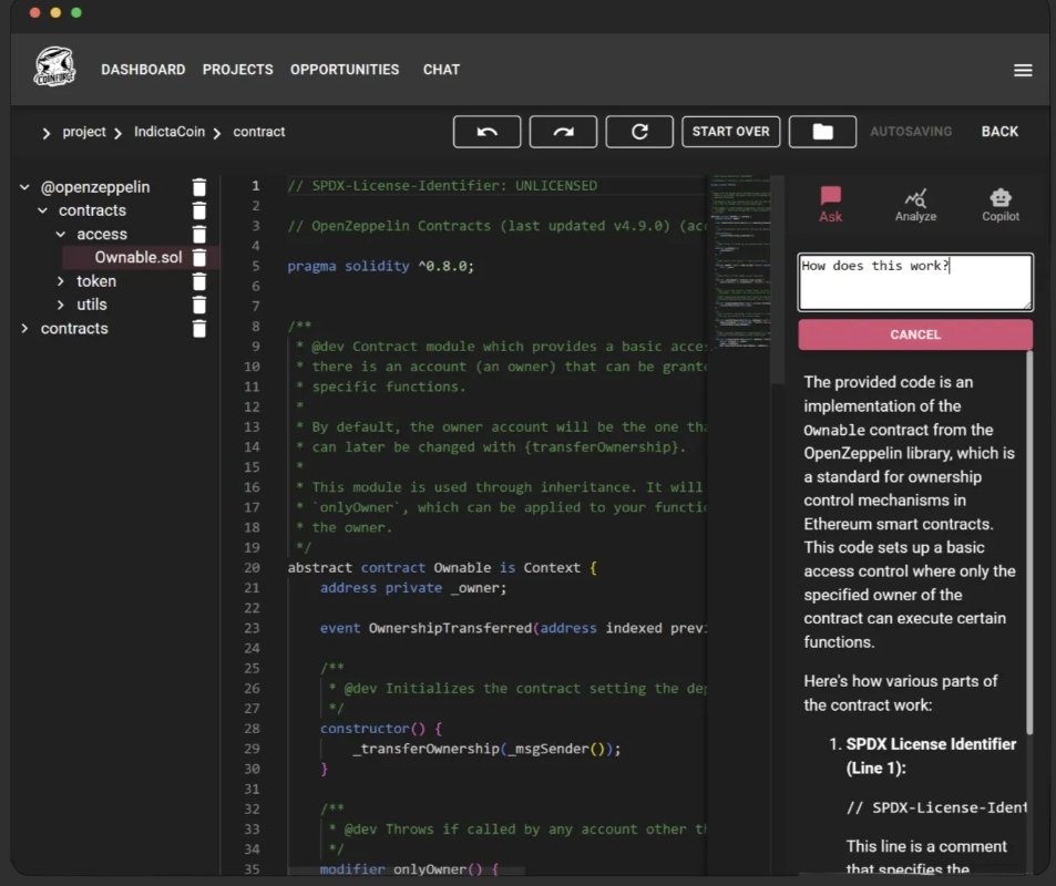 Goodmorning Forge Family.  

A brand new week for all and keep building. 

🔷️Analyze, chat over, and edit code.

#CoinForge #DeFiRevolution #CNFRGInvestors #TogetherWeForgeAhead

Join and keep exploring the future with Coinforge 

ca 0xb6d78683a4e54b91031acb41510bd8e144fed025