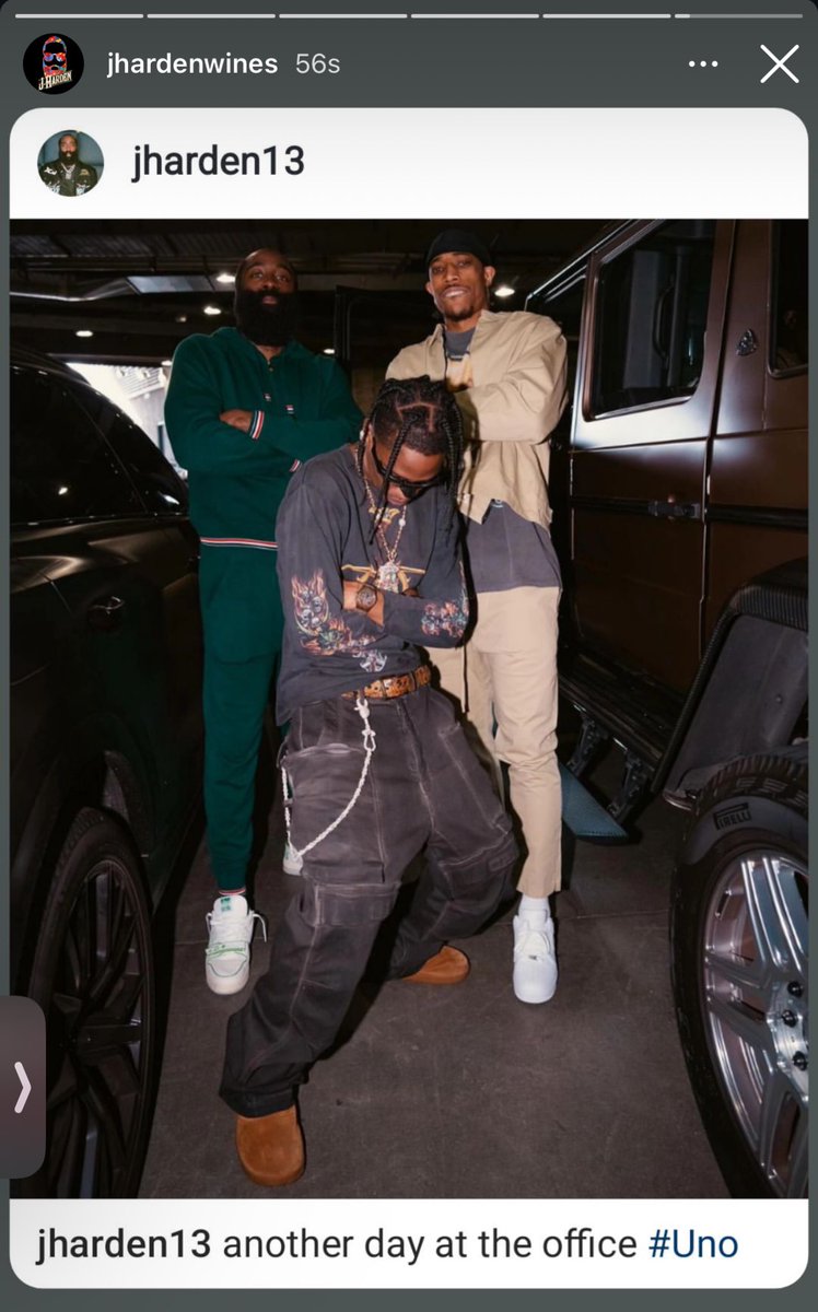 ClippersUnited's tweet photo. James Harden’s wine page just posted this on their story out of nowhere? https://t.co/ovr9Tm1Mj0