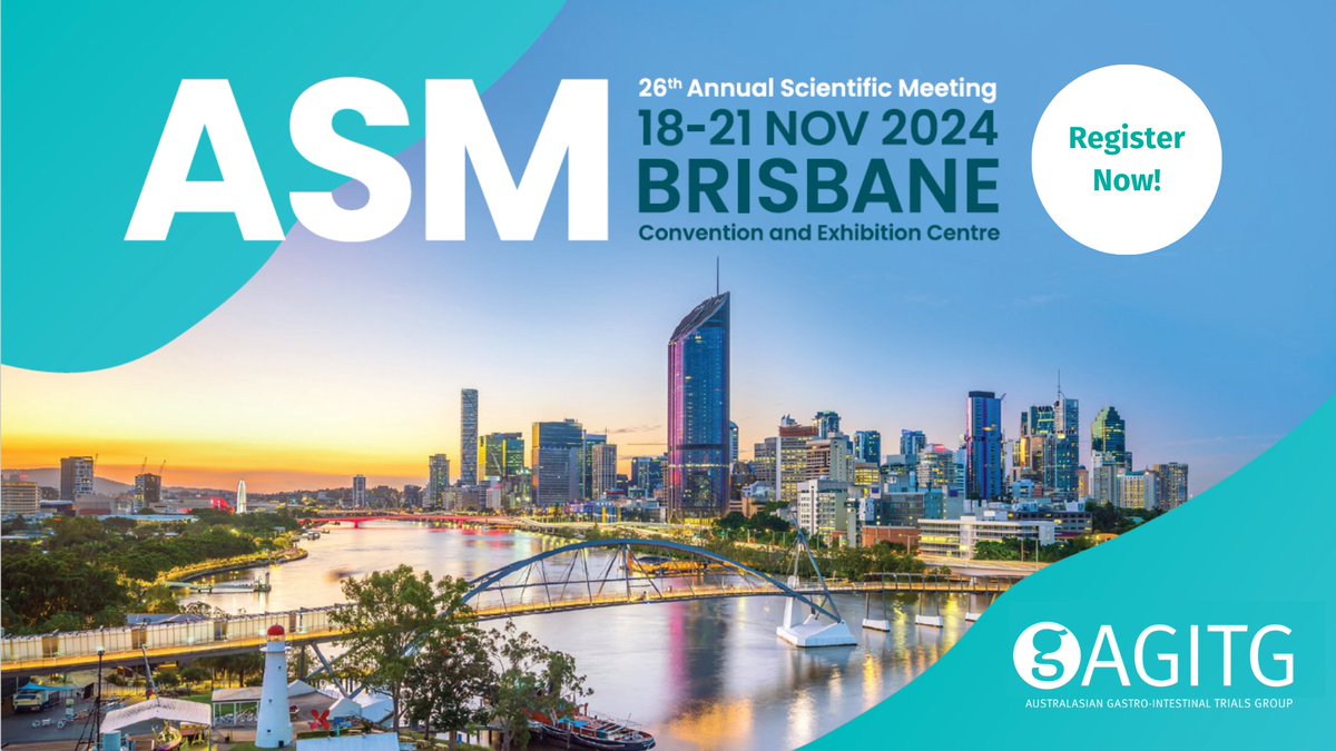 📣 Don't miss out - EARLY BIRD REGISTRATION closes 31 July so make sure you register today! Join us in Brisbane, for insightful Monday workshops &amp; engaging sessions from international and local faculty. Register today: asm.gicancer.org.au 

#AGITG24