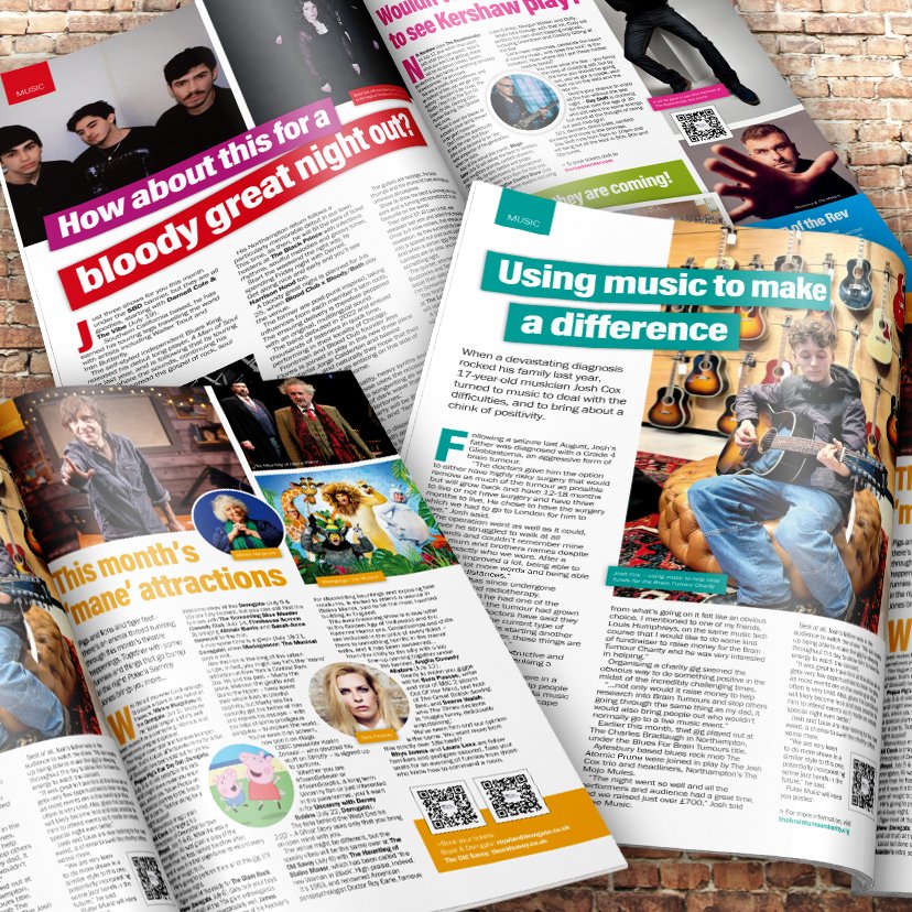 Pick up a copy of this month's Pulse Magazine for heaps of music, theatre and feature content for Milton Keynes, Northampton and beyond.
Some awesome new music releases, rising players worth keeping an eye on, and a What's On guide brimming with stuff to do. Here's a taster...