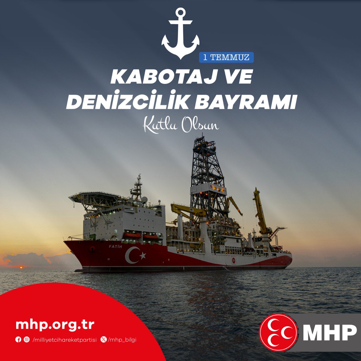 1 Temmuz Kabotaj Ve Denizcilik Bayramı Kutlu Olsun