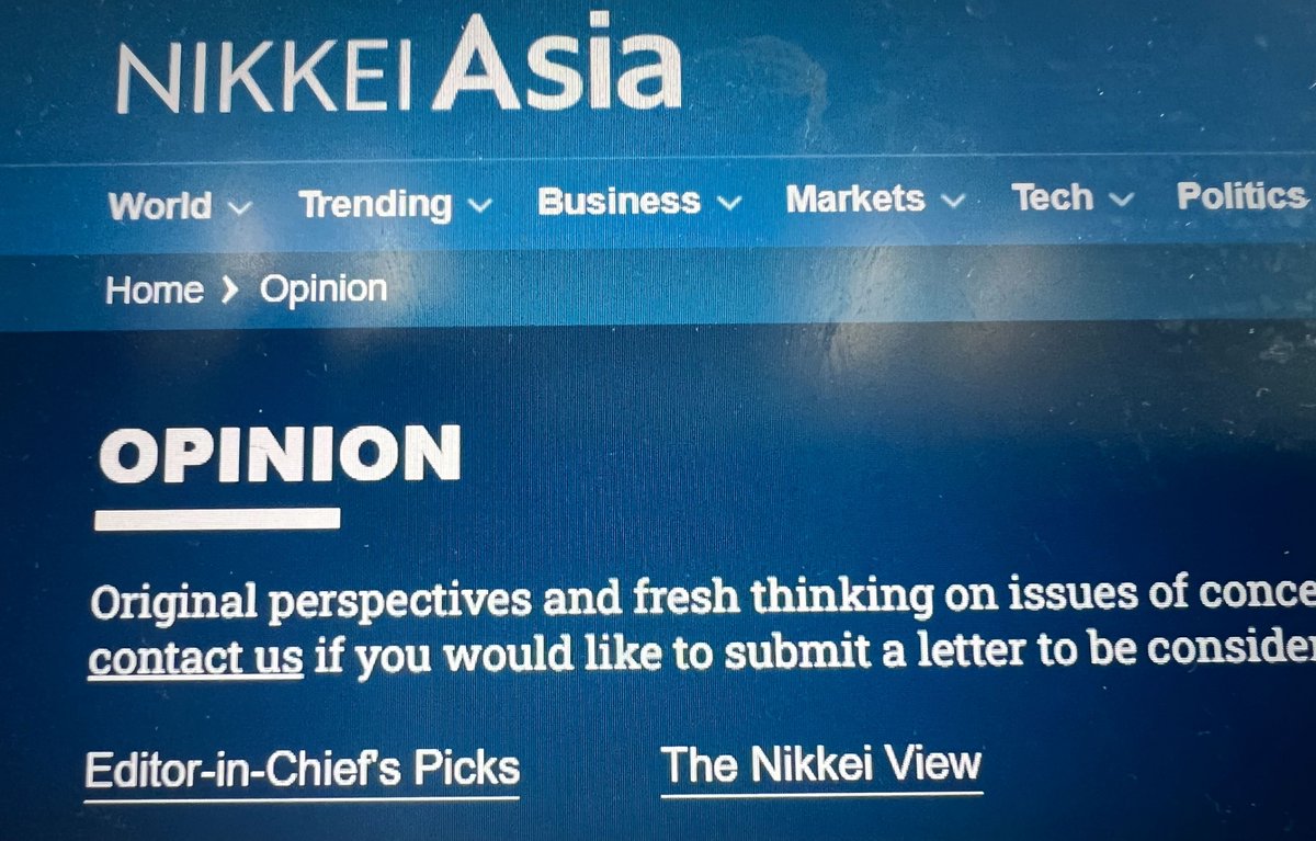 Today, July 1st, I began my new role as Opinion Editor at Nikkei Asia. While I know this position comes with its challenges, I am confident it will be incredibly rewarding, and I am eager to dive right in.
I am on the lookout to expand our pool of contributors, aiming to amplify