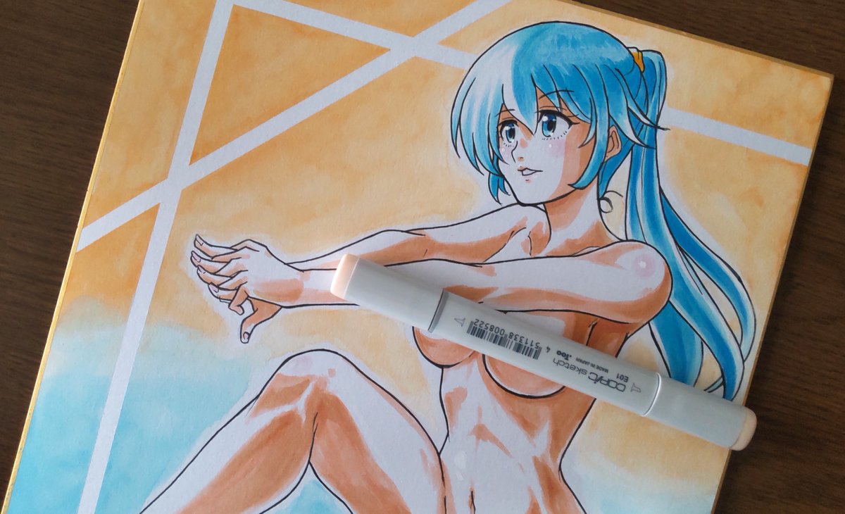 「________ _____ _____ _ _〆(・ω・。) 」|毛根要請・雪風のイラスト